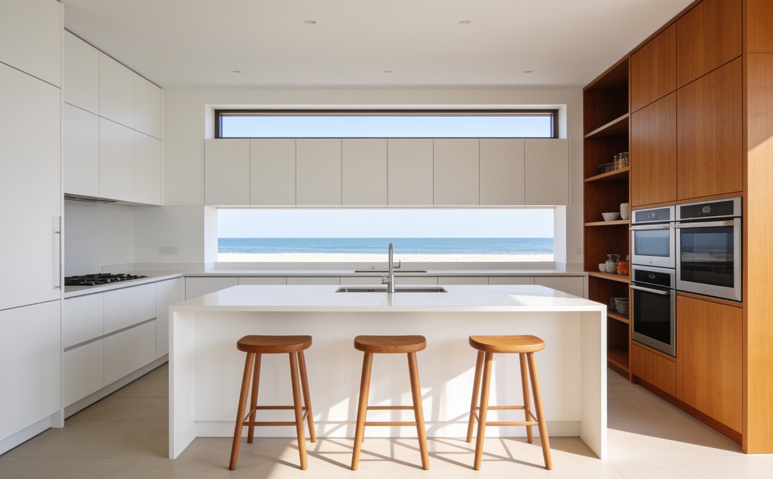 Maison de plage moderne