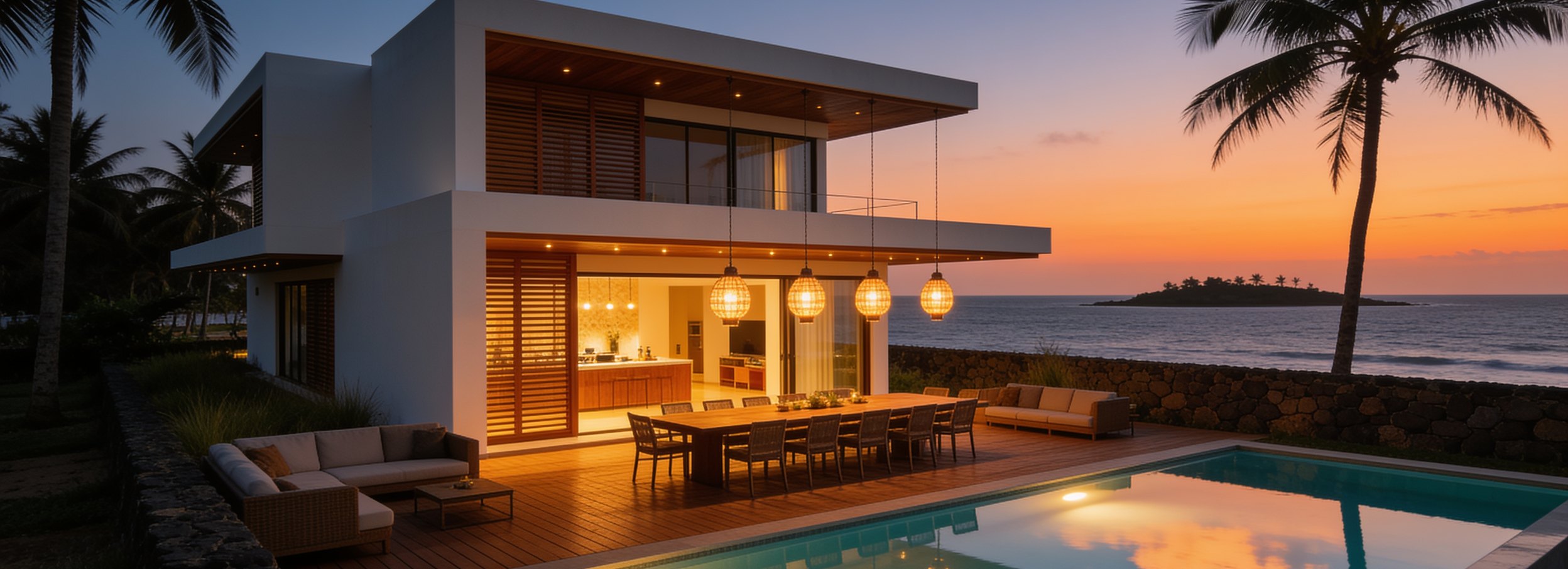 Villa en bord de mer