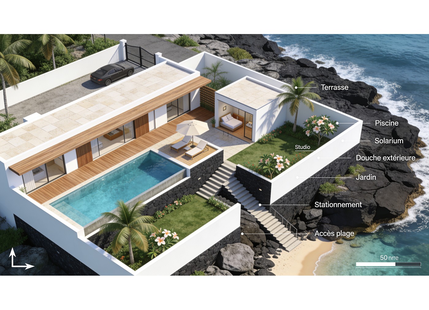 Extérieurs & studio