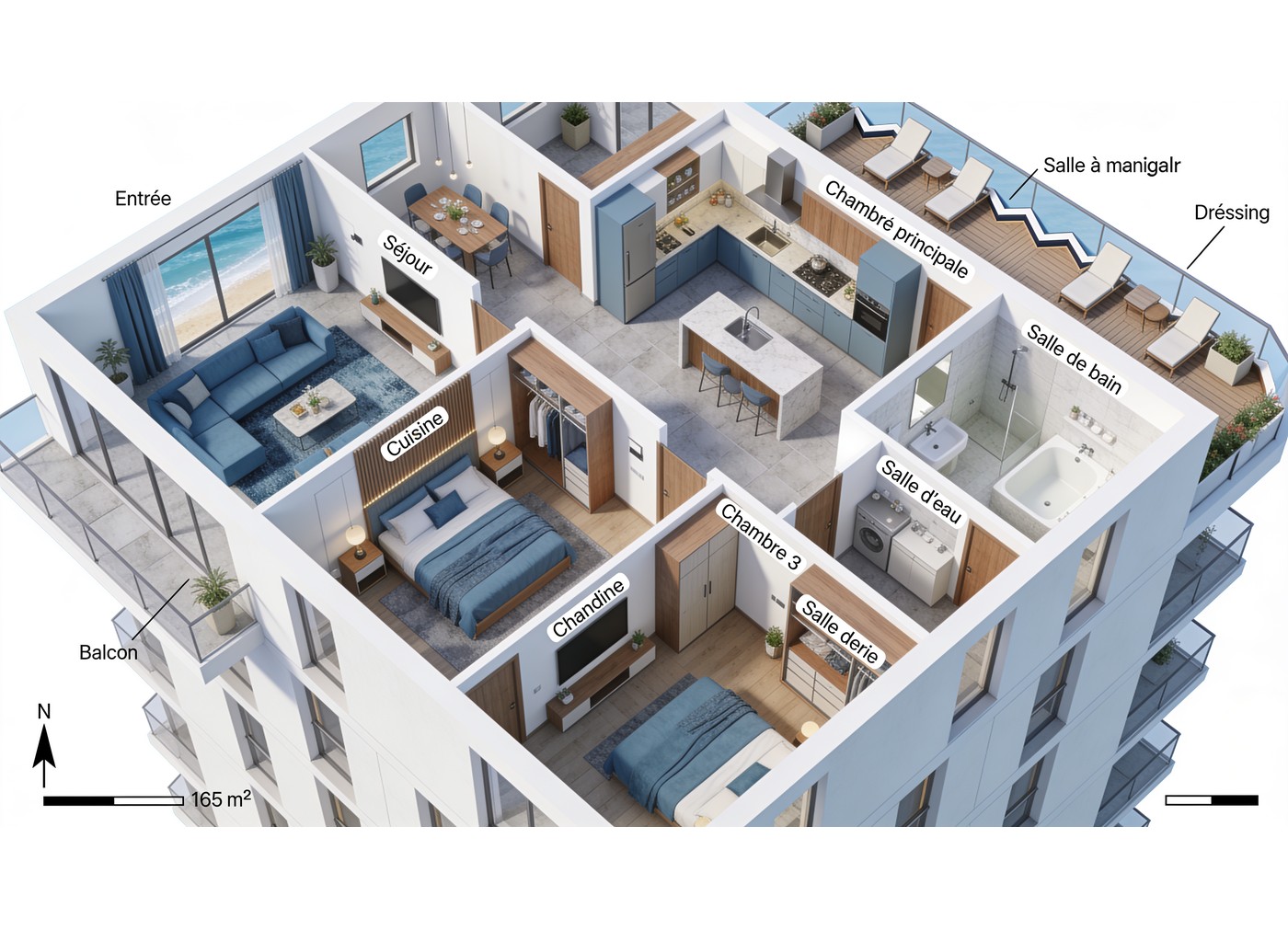 Plan de l'appartement